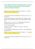 ISYE 7406 QUIZ &num;4 DATA MINING&STAT LEARN - ISYE-7406-OAN QUESTIONS AND ANSWERS LATEST 2025-2026 UPDATE