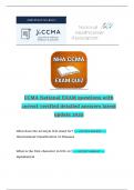 CCMA National EXAM questions with correct verified detailed answers latest update 2025