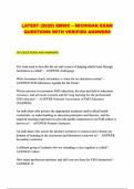 LATEST &lpar;2025&rpar; EMSIC &ndash; MICHIGAN EXAM QUESTIONS WITH VERIFIED ANSWERS