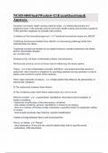 NURS 404 Final &lpar;Weeks 6-12&rpar; Exam Questions & Answers&period;