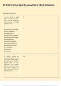 PC 832 Practice Quiz Exam with Certified Solutions&period;