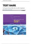 New Perspectives Microsoft Office 365 & Access 2016&colon; Comprehensive 1st Edition by Mark Shellman & Sasha Vodnik Test Bank &vert;ISBN&colon; 9781305880139&vert; Guide A&plus;