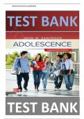 Adolescence ISE 18th Edition by John Santrock Test Bank &comma; ISBN&colon; 9781260571318 &vert;All Chapters Verified&vert; Guide A&plus;