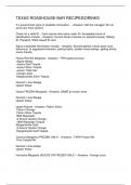 TEXAS ROADHOUSE-BAR RECIPES&sol;DRINKS