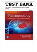 Pharmacology&colon; Connections to Nursing Practice 4th Edition by Michael Adams &lpar;Author&rpar;&comma; Carol Urban Test Bank &comma; ISBN&colon; 9780134867366 &vert;All Chapters Verified&vert; Guide A&plus;