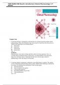 Roach's Introductory Clinical Pharmacology 11th Edition by Susan M&period; Ford Test Bank&comma; ISBN&colon; 9781496343567 &vert;All Chapters Verified&vert; Guide A&plus;
