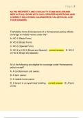 NJ PSI PROPERTY AND CASUALTY EXAM 2025&vert; BRAND  NEW ACTUAL EXAM WITH 100&percnt; VERIFIED QUESTIONS AND  CORRECT SOLUTIONS&vert; GUARANTEED VALUE PACK&vert; ACE  YOUR GRADES&period;