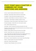 PIVOT POINT NAILS CHAPTER 14 COMBINED SET EXAM QUESTIONS AND ANSWERS 