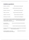 Aviation questions with 100&percnt; correct detailed answers&period;