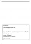 NRSG 106 EXAM 3 QUESTIONS WITH COMPLETE ANSWERS