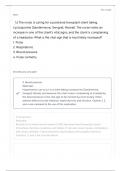 NRSG 106 NCLEX PHARMACOLOGY TEST 1 QUESTIONS WITH COMPLETE ANSWERS
