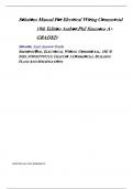 Solutions Manual For Electrical Wiring Commercial 18th Edition Author&colon;Phil Simmons A&plus; GRADED