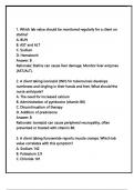&bull;  Test A Exam &ndash; RN Relias Pharmacology Q&A 2025&sol;2026