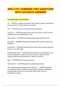 WGU C191 COMBINED TEST QUESTIONS WITH ACCURATE ANSWERS