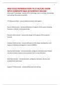 WGU D322 INTRODUCTION TO IT ACTUAL EXAM WITH COMPLETE Q&A ACCURATELY SOLVED