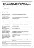 NWSA TT1 2025 Actual exam &lpar;Testing Real Exam Questions&rpar; and verified Answers &lpar; 100&percnt; accurate&rpar; GET IT RIGHT&excl;&excl;