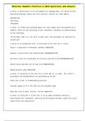 Maternal Newborn Practice A 2025 Questions and Answers&period;