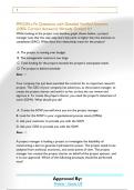 PMG201c-Fe Questions with Detailed Verified Answers  &lpar;100&percnt; Correct Answers&rpar; &sol;Already Graded A&plus;