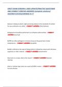 CRCST EXAM VERSION 1 2025 UPDATE&sol;PRACTICE QUESTIONS  AND CORRECT VERIFIED ANSWERS &lpar;complete solutions&rpar;  ASSURED SUCCESS&sol;GRADED A&plus;&excl;&excl;&excl;