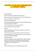 ALL WGU C401 &sol; C401 PACKAGED EXAMS&colon; QUESTIONS AND ANSWERS WITH PASSING ASSURANCE