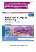 Test Bank For Medical Surgical Nursing Concepts And Practice 5th Edition Stromberg Chapters 1-49 Complete Latest 2025
