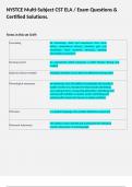 NYSTCE Multi-Subject CST ELA &sol; Exam Questions & Certified Solutions&period;  