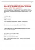 RAC Practice Exam 2025&vert;Actual Exam Test&lpar;MULTIPLE CHOICES&rpar; and &lpar;RATIONALES&rpar; questions and verified answers &vert;GET IT 100&percnt; ACCURATE&excl;&excl;