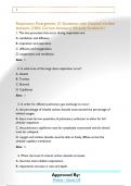 Respiratory Emergencies 15 Questions with Detailed Verified  Answers &lpar;100&percnt; Correct Answers&rpar; &sol;Already Graded A&plus;