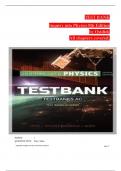 TEST BANK INQUIRY INTO PHYSICS 8TH EDITION BY OSTDIEK ALL CHAPTERS COVERED QUESTIONS AND ANSWERS GRADED A&plus; LATEST UPDATE &vert;2025&vert; BRAND NEW&excl;&excl;&excl;