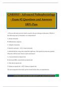 GNRS515 - Advanced Pathophysiology - Exam &num;2 Questions and Answers 100&percnt; Pass