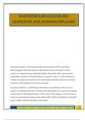 HAZWOPER 8 HOUR EXAM 2025 QUESTIONS AND ANSWERS 100&percnt; PASS
