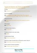 Termite test Questions with Detailed Verified Answers  &lpar;100&percnt; Correct Answers&rpar; &sol;Already Graded A&plus;