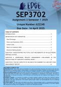 SEP3702 Assignment 2 &lpar;ANSWERS&rpar; Semester 1 2025 - DISTINCTION GUARANTEED
