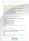 WatchGuard Network Security Essentials Questions with  Detailed Verified Answers &lpar;100&percnt; Correct Answers&rpar; &sol;Already  Graded A&plus;