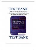 TEST BANK For Pilbeams Mechanical Ventilation 8th Edition by Cairo&vert; Verified Chapter's 1 - 23 &vert; Complete&period; Exam &lpar;elaborations&rpar; &bull;