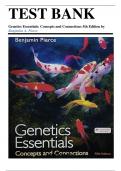TEST BANK- GENETICS ESSENTIALS CONCEPTS AND CONNECTIONS 5TH EDITION &lpar;PIERCE 2022&rpar; CHAPTER 1-18