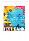 TEST BANK For Varcarolis' Foundations of Psychiatric Mental Health Nursing&comma; 9th Edition by Margaret Jordan Halter All 1-36 Chapters Covered &comma;Latest Edition 