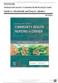 Test Bank for Stanhope and Lancaster&rsquo;s Community Health Nursing in Canada&comma;4th edition by Sandra MacDonald & Sonya &lpar;1&rpar;