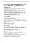 AVIA 102 COMPLETE LATEST ACTUAL FINAL SET WITH QUESTIONS AND ANSWERS