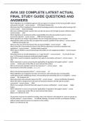 AVIA 102 COMPLETE LATEST ACTUAL FINAL STUDY GUIDE QUESTIONS AND ANSWERS