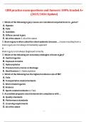 CBIS practice exam questions and Answers 100&percnt; Graded A&plus; &lpar;2025&sol;2026 Update&rpar;