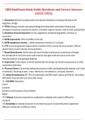 CBIS Final Exam Study Guide Questions and Correct Answers  &lpar;2025&sol;2026&rpar;