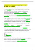 INDOCTRINATION EXAM QUESTIONS &vert; WITH ACTUAL SOLUTIONS&excl;&excl;