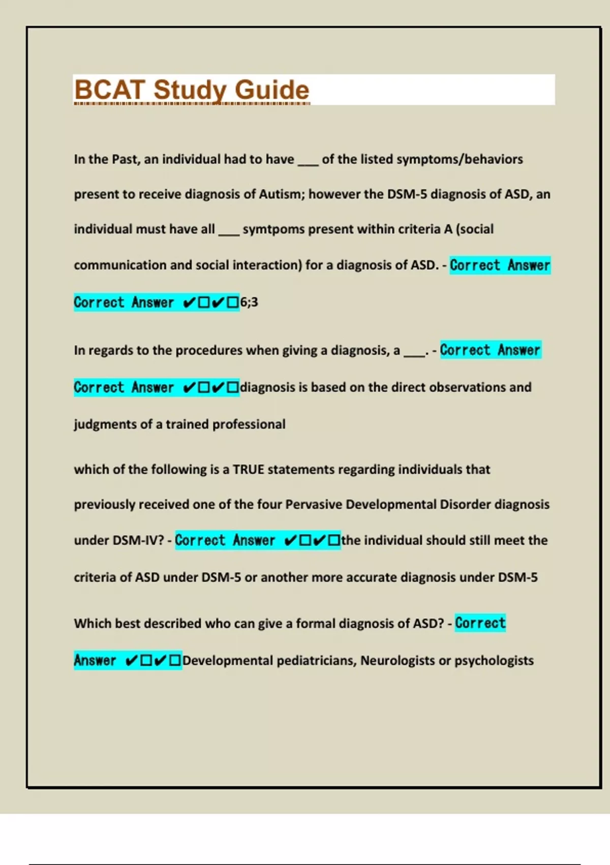 BCAT Study Guide Brain Boost: Exam Challenges Questions & Genius-Level ...