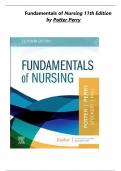 Test Bank For POTTER PERRY FUNDAMENTALS OF NURSING 11TH EDITION