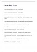 BUAL 5660 Exam Practice Exam Questions And Answers Guaranteed Pass&period;
