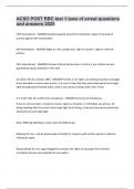 ACSO POST RBC test 1 laws of arrest questions and answers 2025