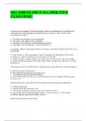 RAC-DRUGS ONLY ALL PRACTICE EXAM FINAL QUESTIONS AND ANSWERS &vert; VERIFIED &vert; GRADED A