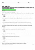 Test Bank for Spreadsheet Modeling And Decision Analysis A Practical Introduction To Business Analytics 9th Edition Cliff Ragsdale ||COMPLETE CHAPTERS||A+ GRADED||VERIFIED SOLUTIONS