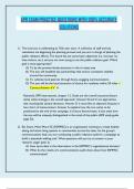 APR EXAM PRACTICE QUESTIONS WITH 100&percnt; ACCURATE SOLUTIONS